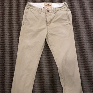 Hollister Khaki Chinos Pants 28X30